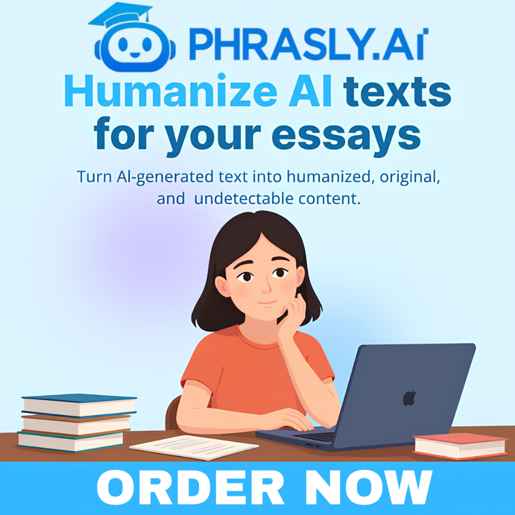 PHRASLY AI Transform AI-generated content into 100% human text boost efficiency, and Plagiarism Checker. | Humanize AI