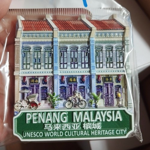 Penang heritage HOUSE Souvenir Resin Fridge Magnet