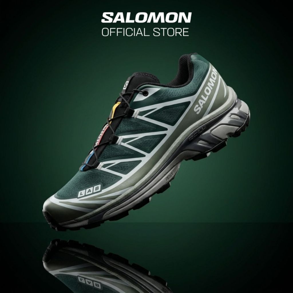 SALOMON Unisex XT-6 Sportstyle Sneakers Bistro Green/Green Milieu L49154700