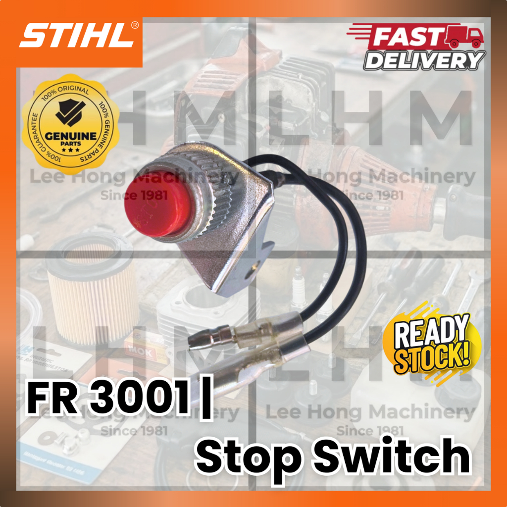 GENUINE PARTS FR3001| STIHL Brushcutter Stop Switch Button | FR3001 Mesin Potong Rumput Suis Stop