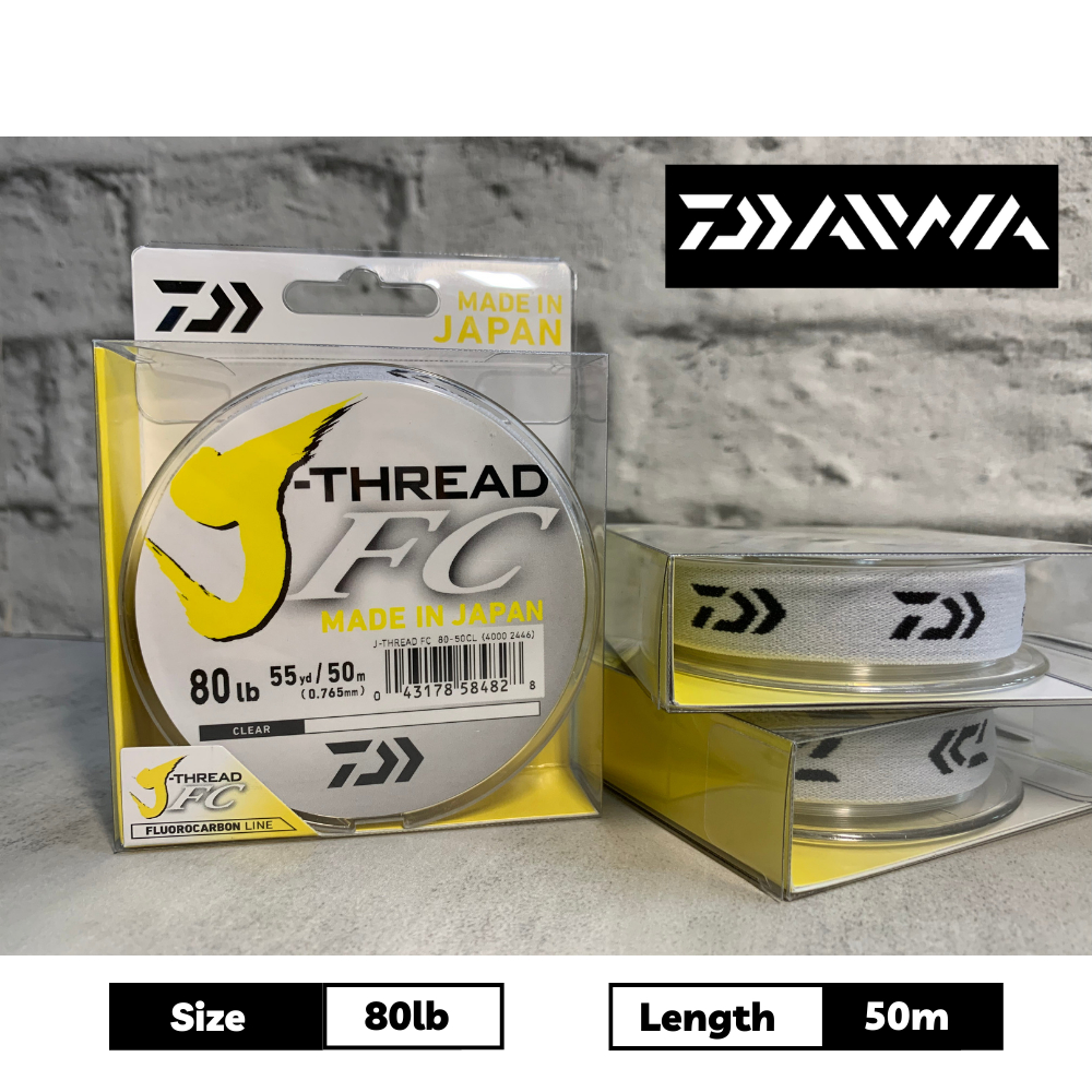 Daiwa J Thread Fc Fluorocarbon Leader Line Shopee Malaysia