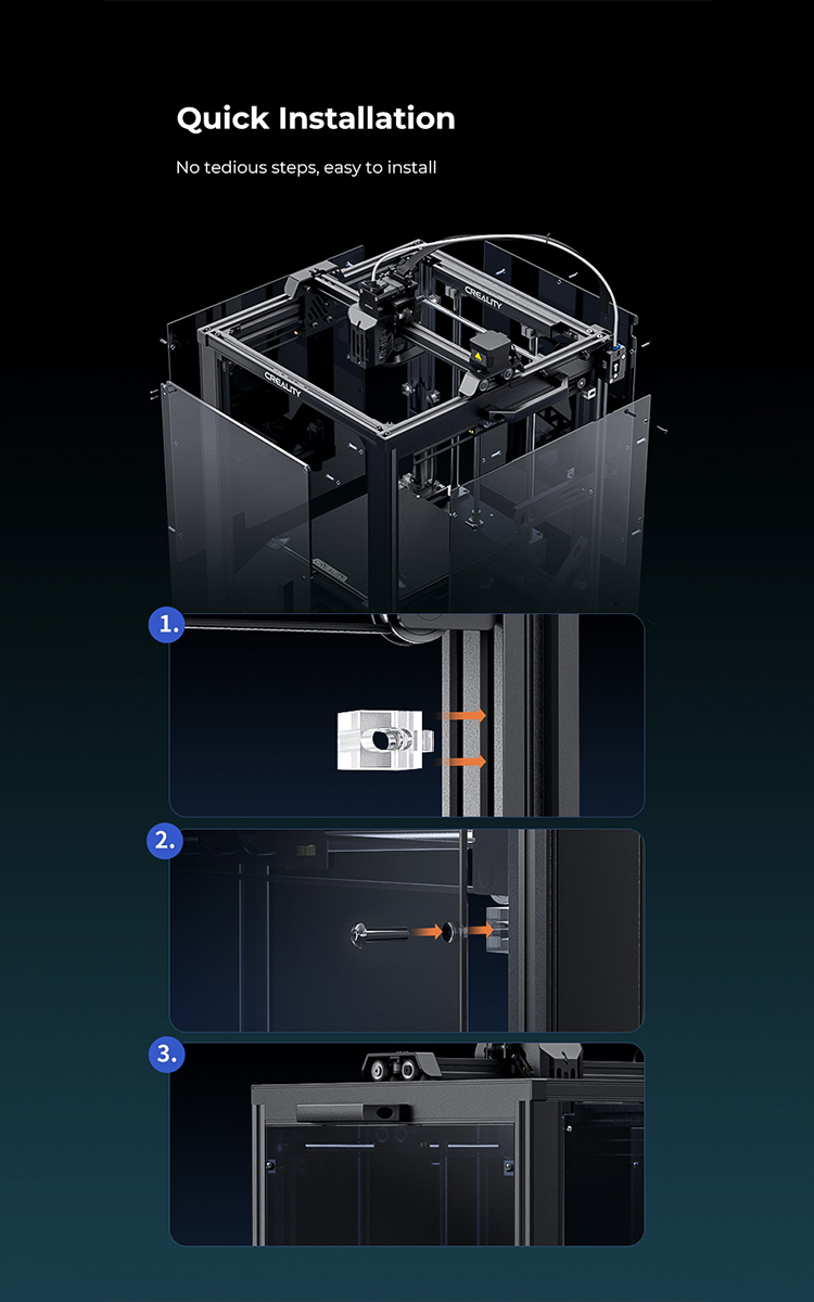 Creality acrylic enclosure for ender-5 s1 3d printer | ender 5 s1 enclosure