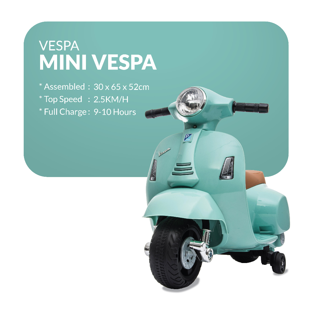 Pink vespa best sale scooter 6v