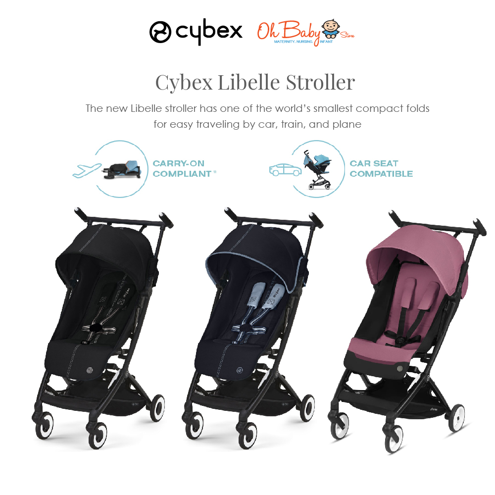 Cybex Libelle Travel Stroller Cabin size Stroller/Lightweight/Compact  Stroller 6m-22kg