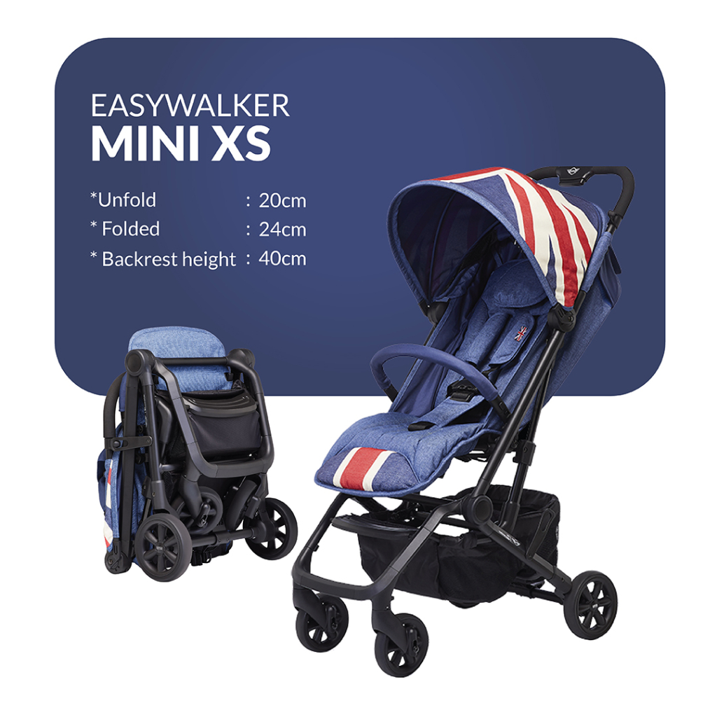 Easywalker MINI XS Stroller & Travel Bag | EN1888 Approved - Koopers