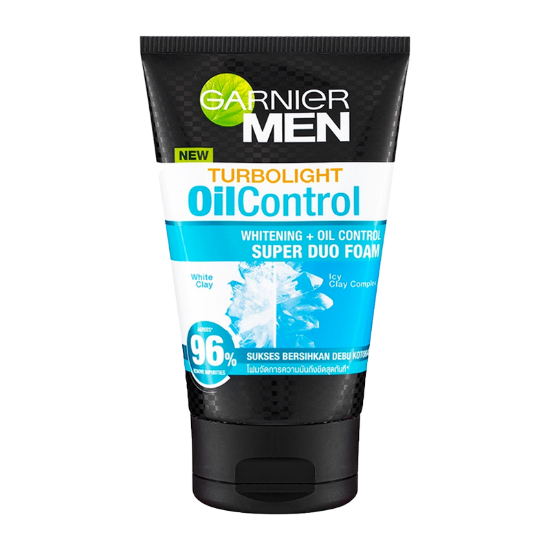 Garnier Men Face Cleanser 100ml Pembersih Wajah Halal Product Oil