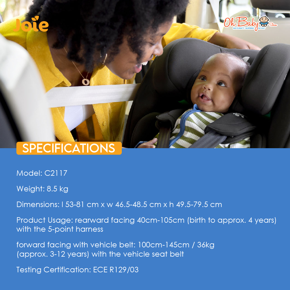 Joie every stage 4 in 1 baby to child clearance car and booster seat