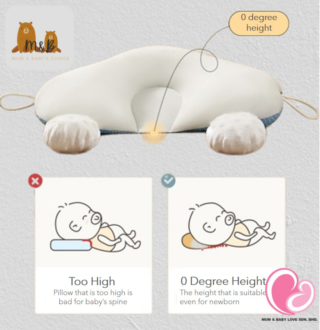 M&B Little Huggie Dimple Pillow Baby with Bolster Shopee Malaysia