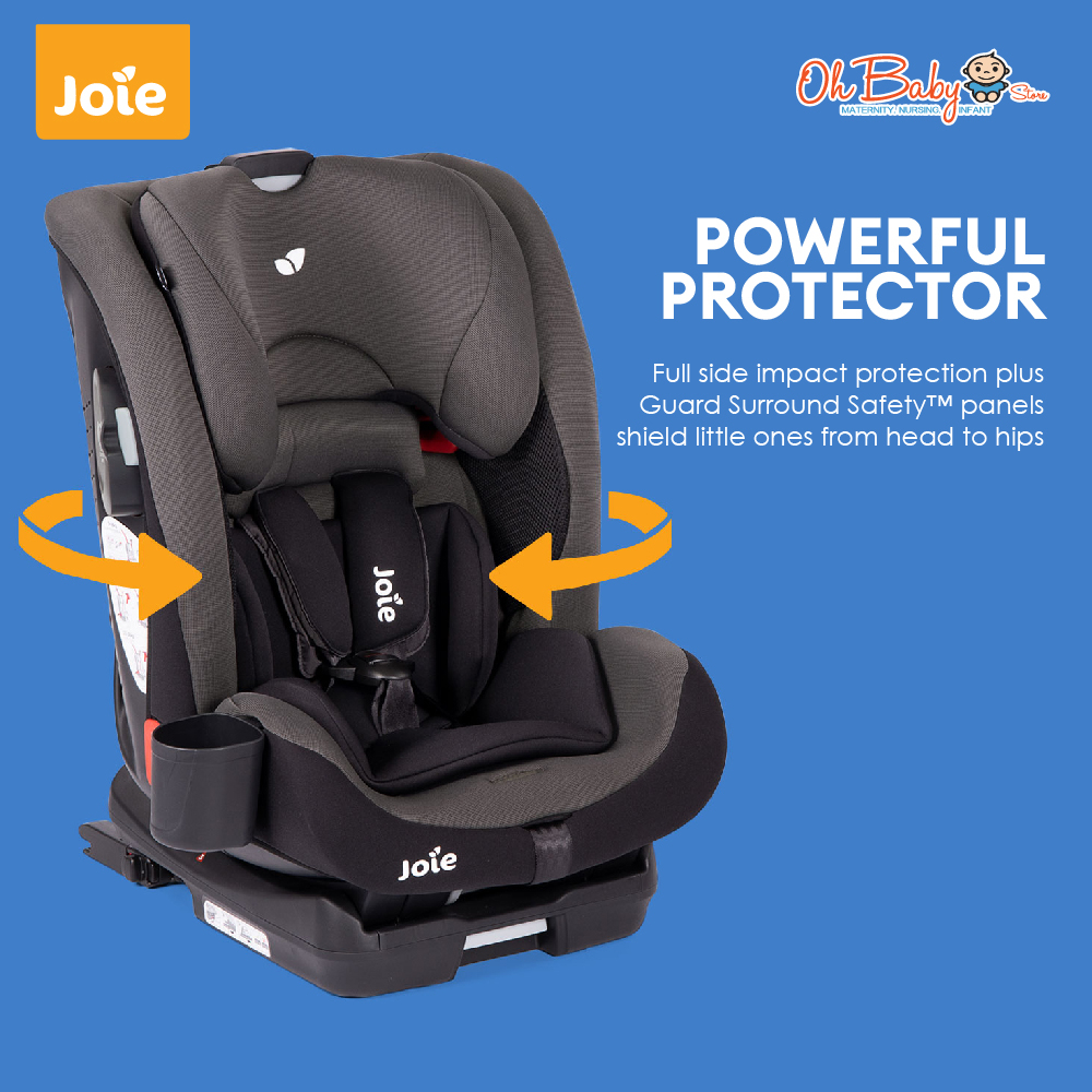 Joie Bold Group 1/2/3 ISOFIX Car Seat - Slate (9 Months-12 Years)