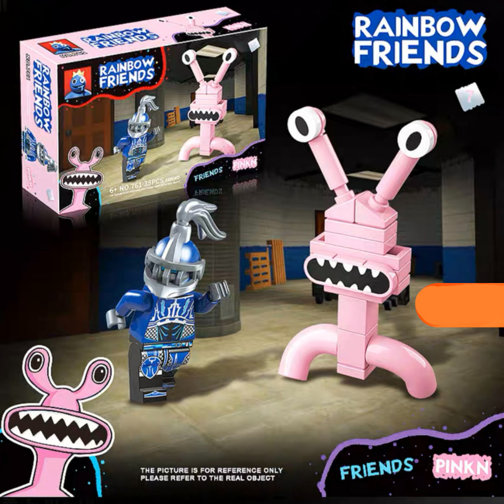 761 Rainbow Friends 8 in 1 Minifigures Building Blocks Toys
