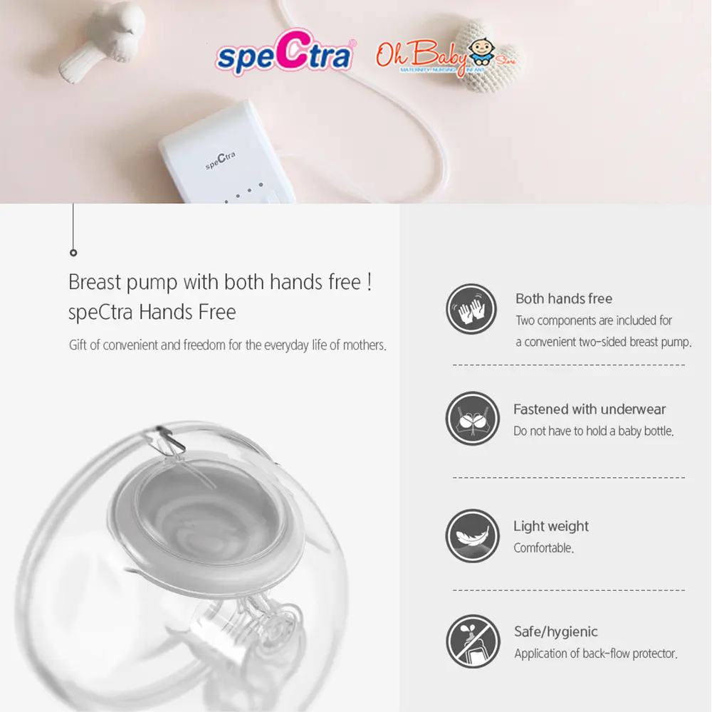 Spectra 2 in 1 Hands Free Cup (24mm/28mm)  Oh Baby Store l Best Baby Store  Malaysia