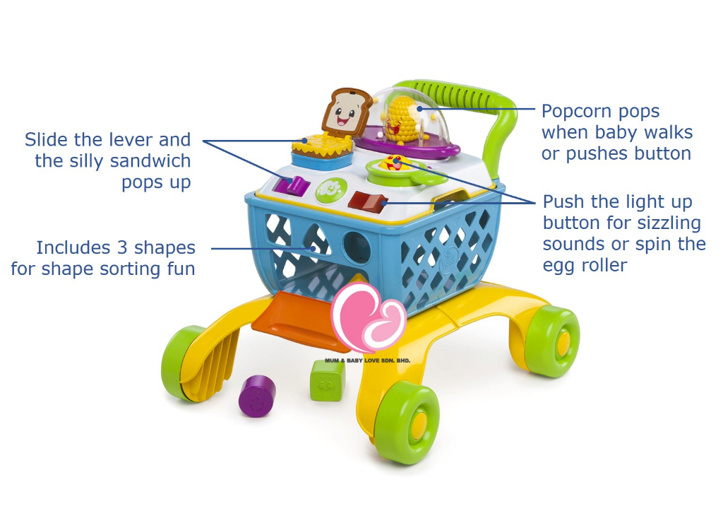 Bright Starts 4 in 1 Shop n Cook Walker Baby Mum Baby Love Baby Shop Online Malaysia