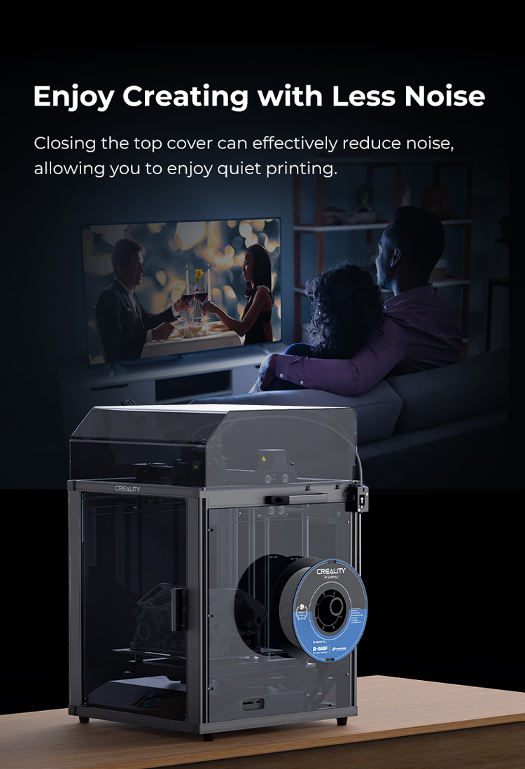 Ender-5 s1 ender5 acrylic top cover upgrade kit 3d printer parts enclosure dust proof noise reduce high temp print