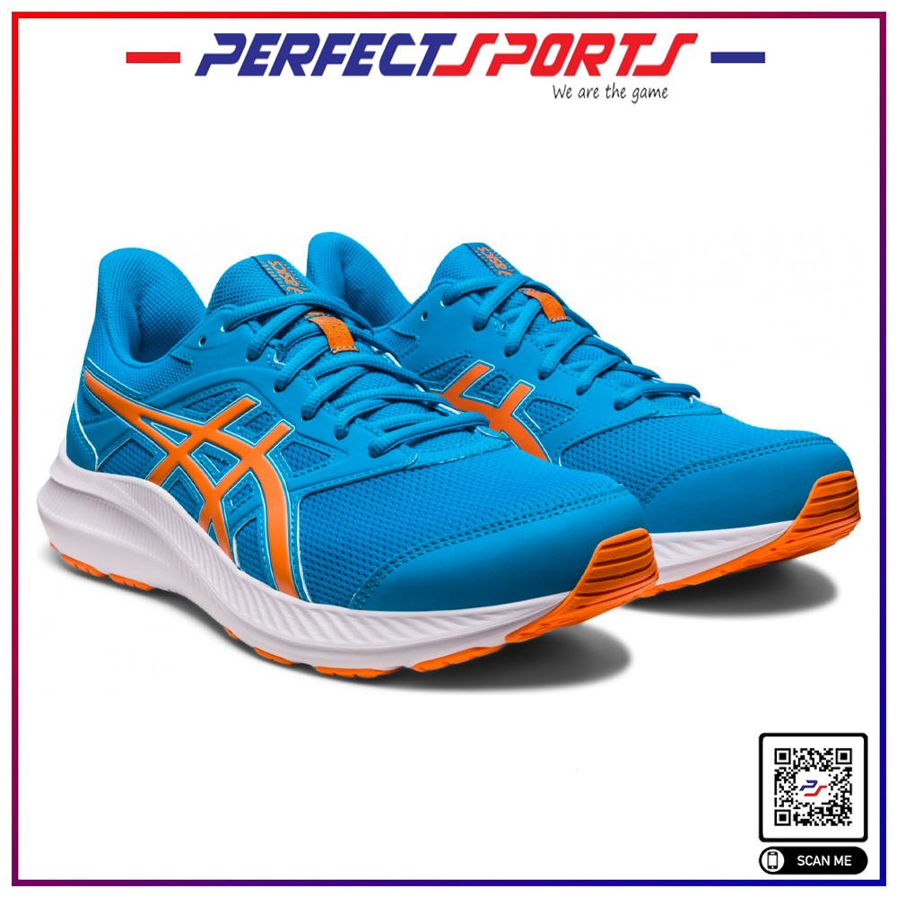 Asics running shoes blue and outlet orange