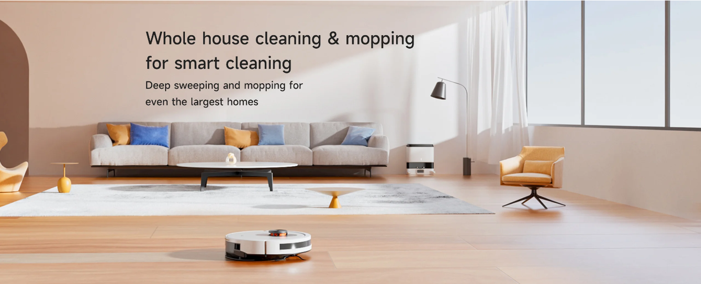 ROIDMI EVE CC Robot Vacuum and Mop Cleaner with Cleaning Base for Rent | RentSmart Asia | Renting Is The New Buying