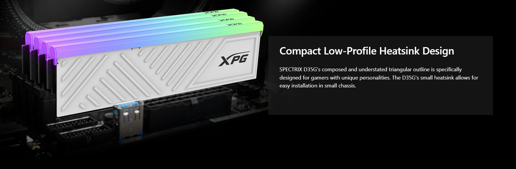 ＡＤＡＴＡ　Ｔｅｃｈｎｏｌｏｇｙ XPG SPECTRIX D35G WHITE DDR4-3200MHz U-DIMM 16GB×2 RGB DUAL TRAY 取り寄せ商品