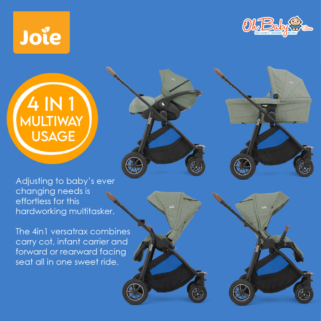 Joie versatrax 4 in 1 pushchair best sale