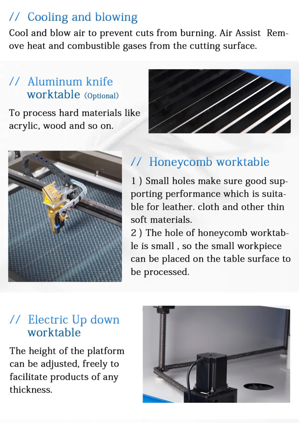 4060 ruida co2 laser cutting machine for acrylic, fabric, rubber, wood, glass 50w engraving and cutting power craft