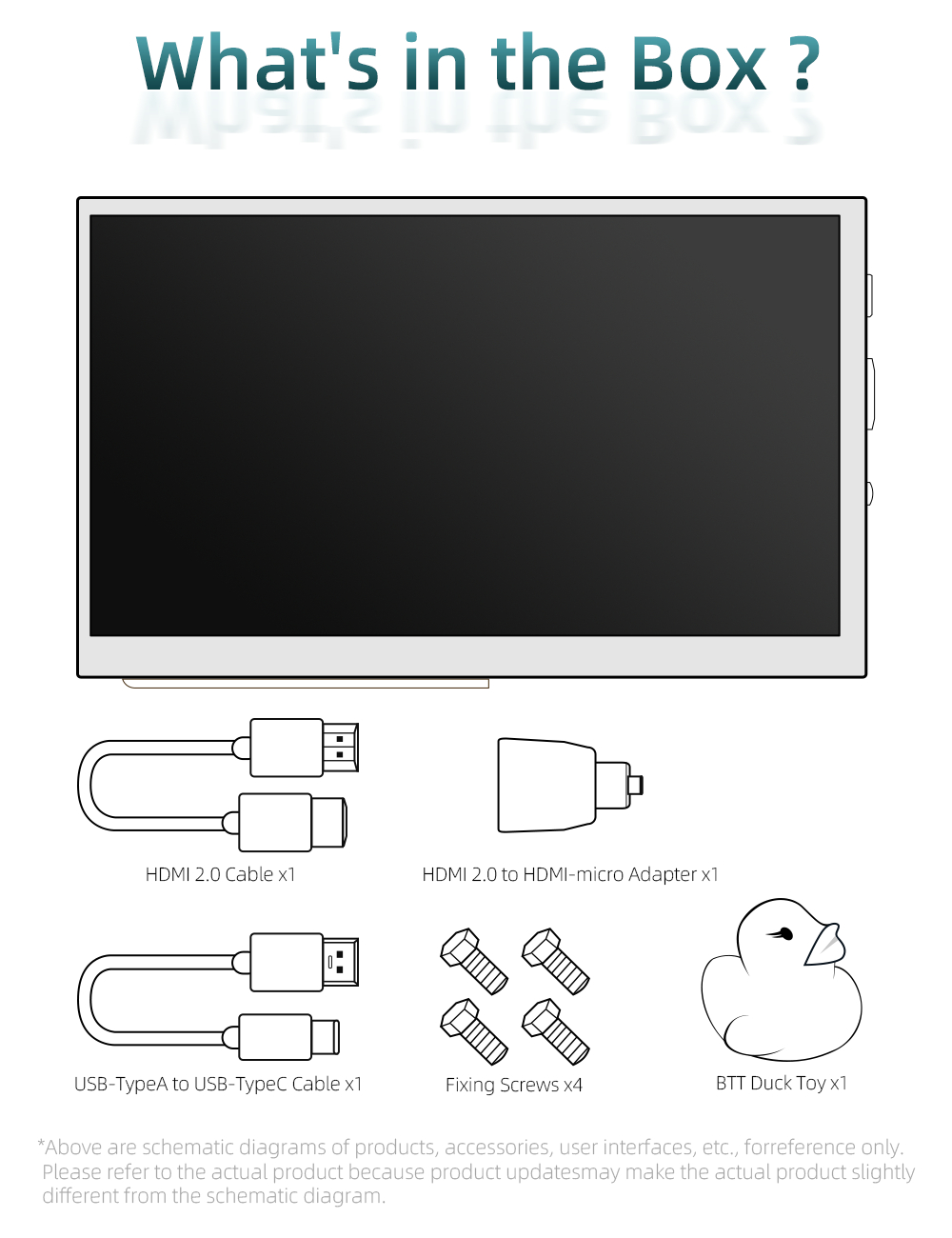 Bigtreetech btt hdmi5 hdmi7 v1.1 large size touch screen for klipper raspberry pi4 mini pc monitor 3d printer parts