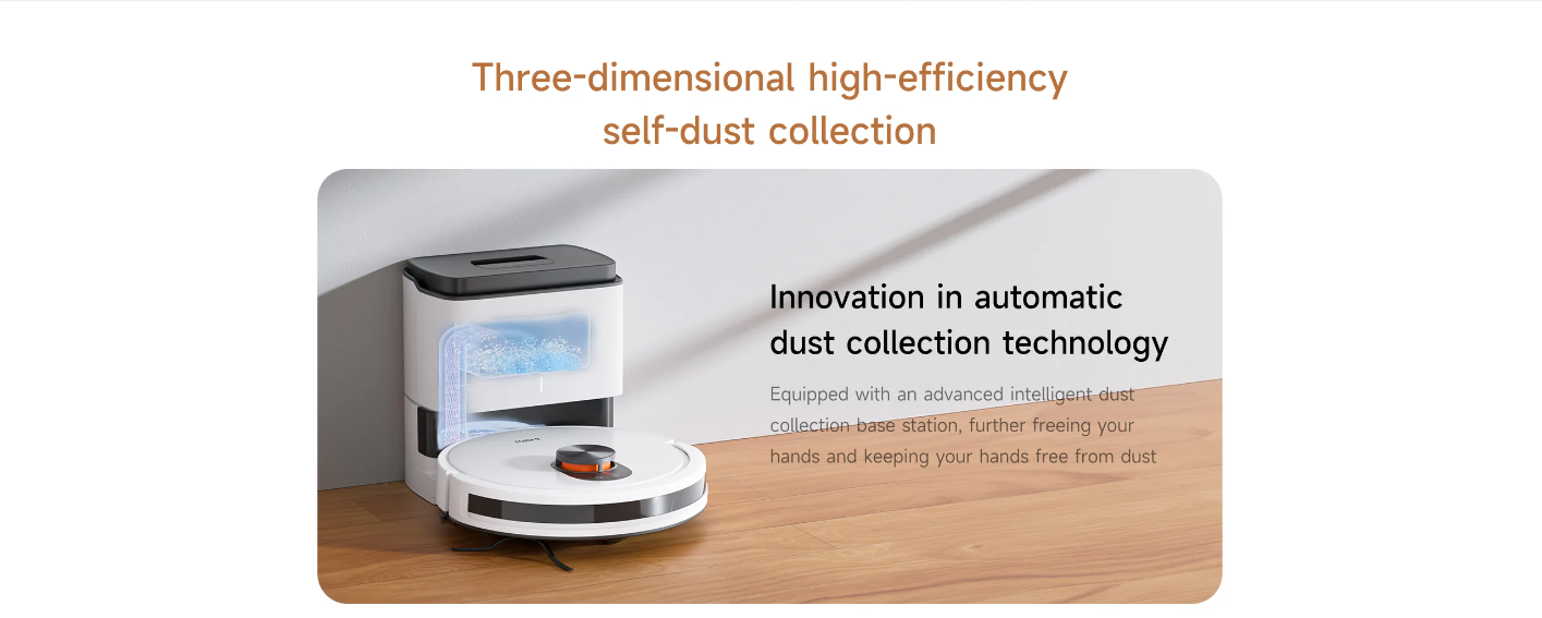 ROIDMI EVE CC Robot Vacuum and Mop Cleaner with Cleaning Base for Rent | RentSmart Asia | Renting Is The New Buying