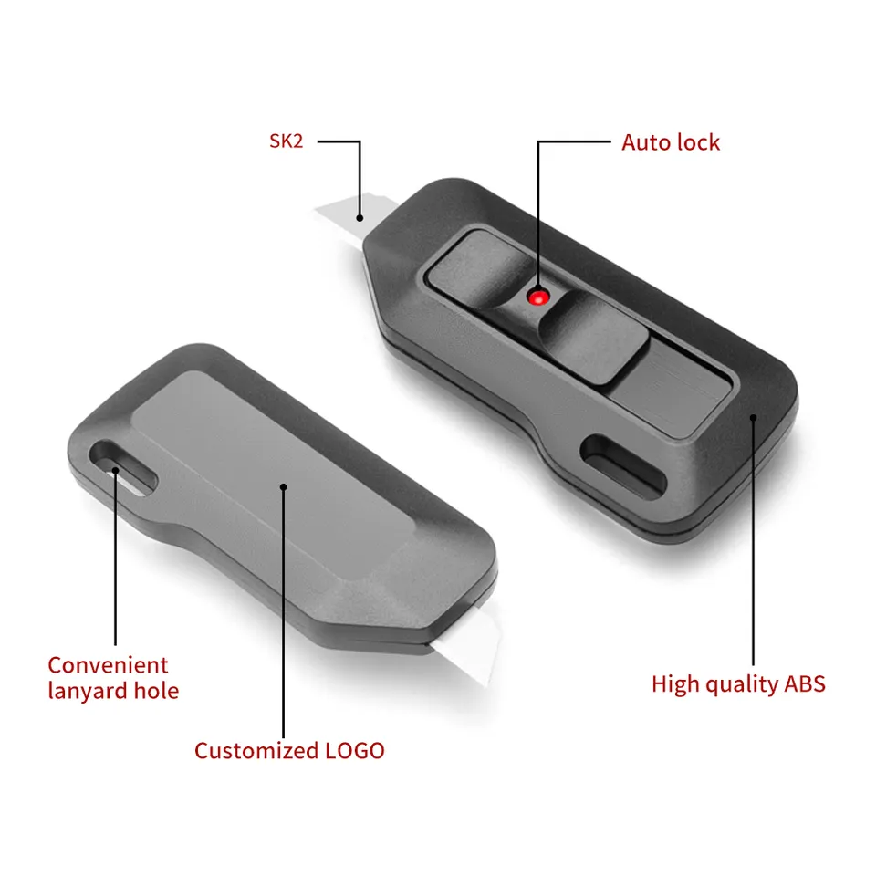Ultra sharp utility knife high quality for box opener black pocket 3d printer