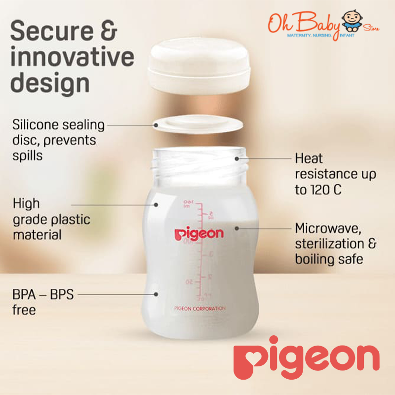 Pigeon breast store milk storage bottle