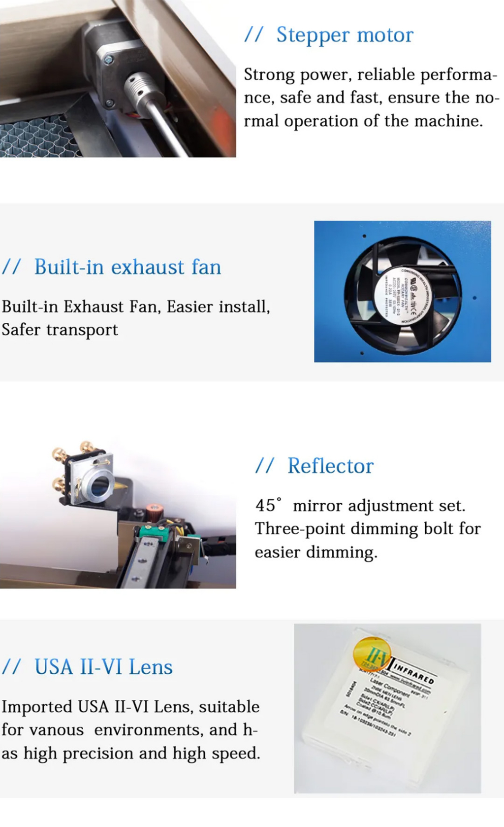 4060 ruida co2 laser cutting machine for acrylic, fabric, rubber, wood, glass 50w engraving and cutting power craft