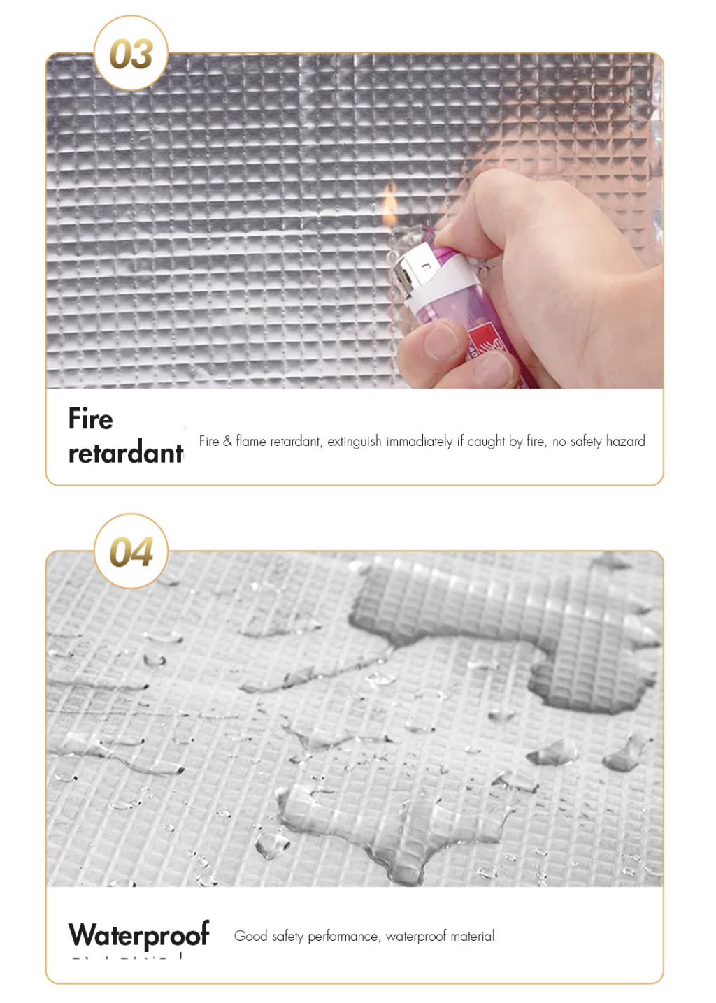Heated bed insulation cotton insulation cotton platform aluminum foil self-adhesive soundproof pad tape for 3d printer