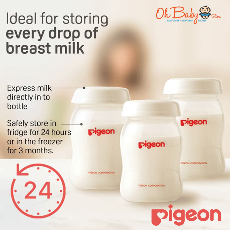 Pigeon breastmilk 2024 storage bottles