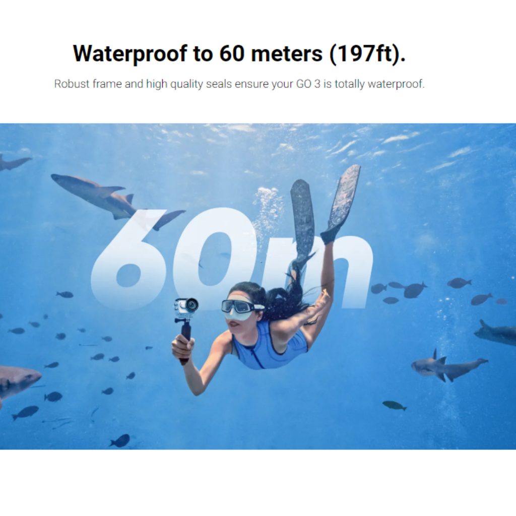 Insta360 GO 3 Dive Case – Drones Kaki | DJI Enterprise Authorized Store