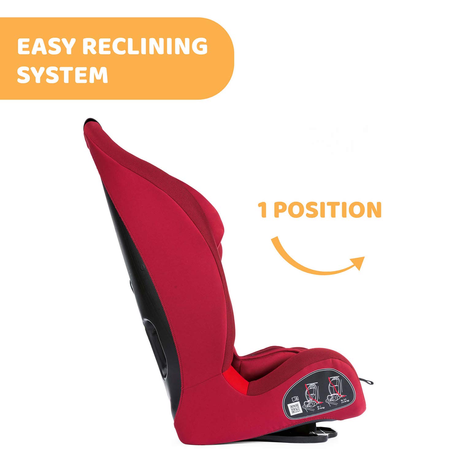 Reclining car seat 123 hotsell