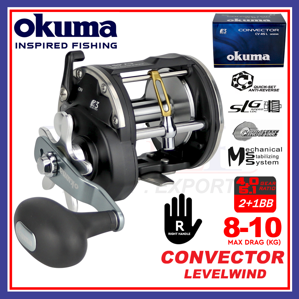 OKUMA REEL - CONVECTOR LEVELWIND CONVENTIONAL - TCE Tackles