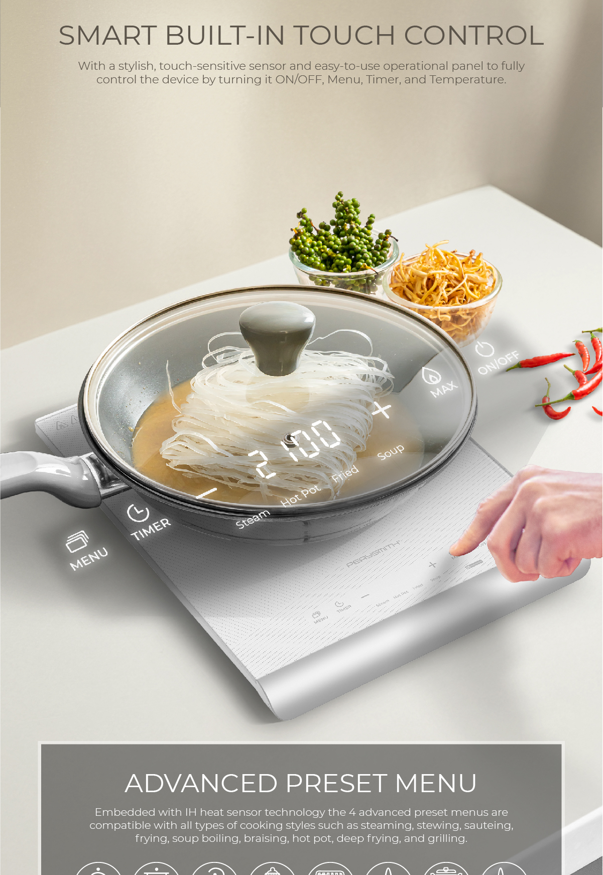 PERYSMITH PS2310 INDUCTION COOKER PerySmith Malaysia