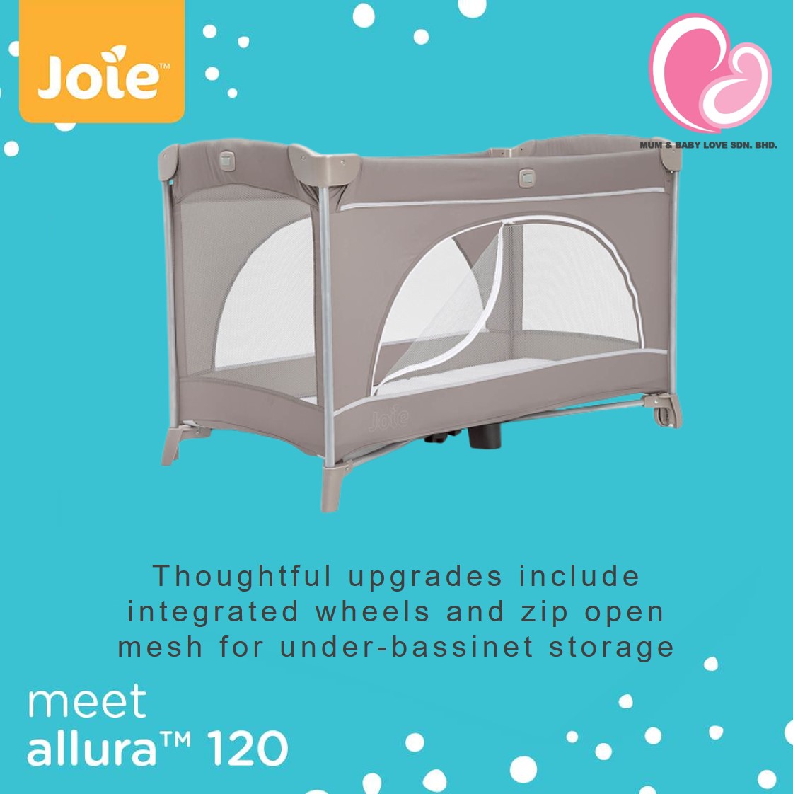 Joie allura mattress size hotsell