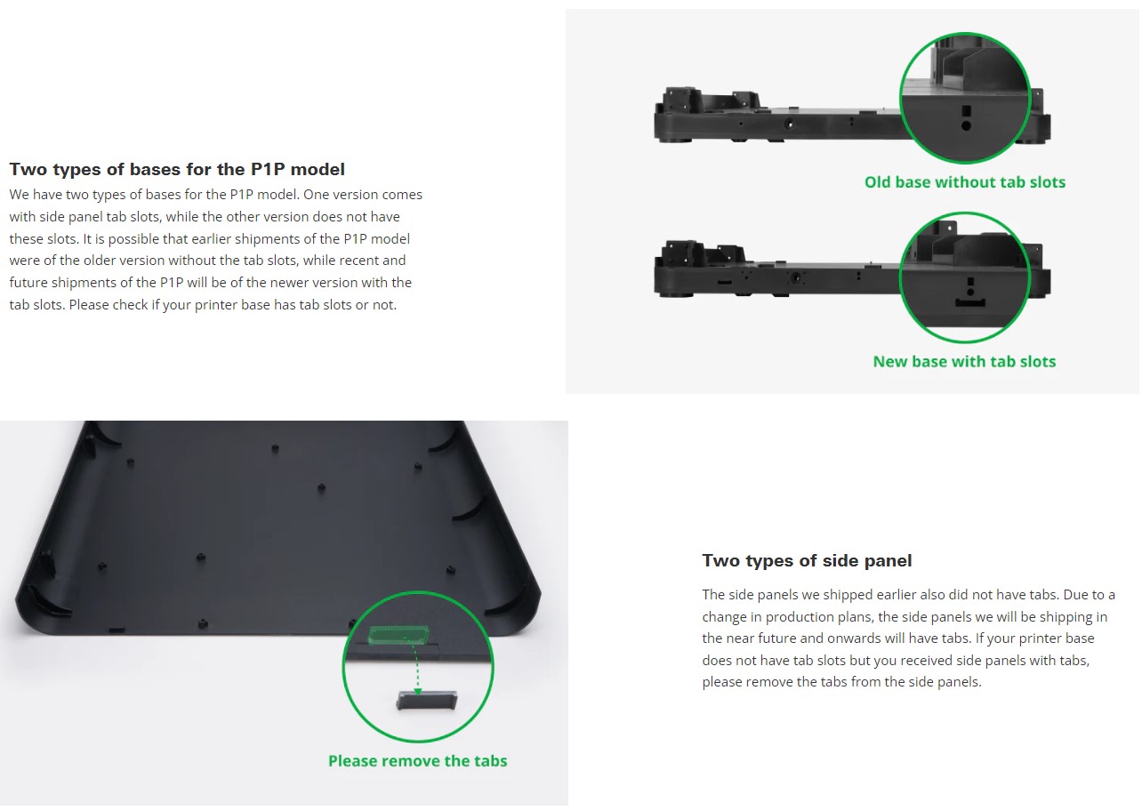 Bambu Lab Spare Parts P1P to P1S Upgrade Kit – 3DEXPRESS.MY