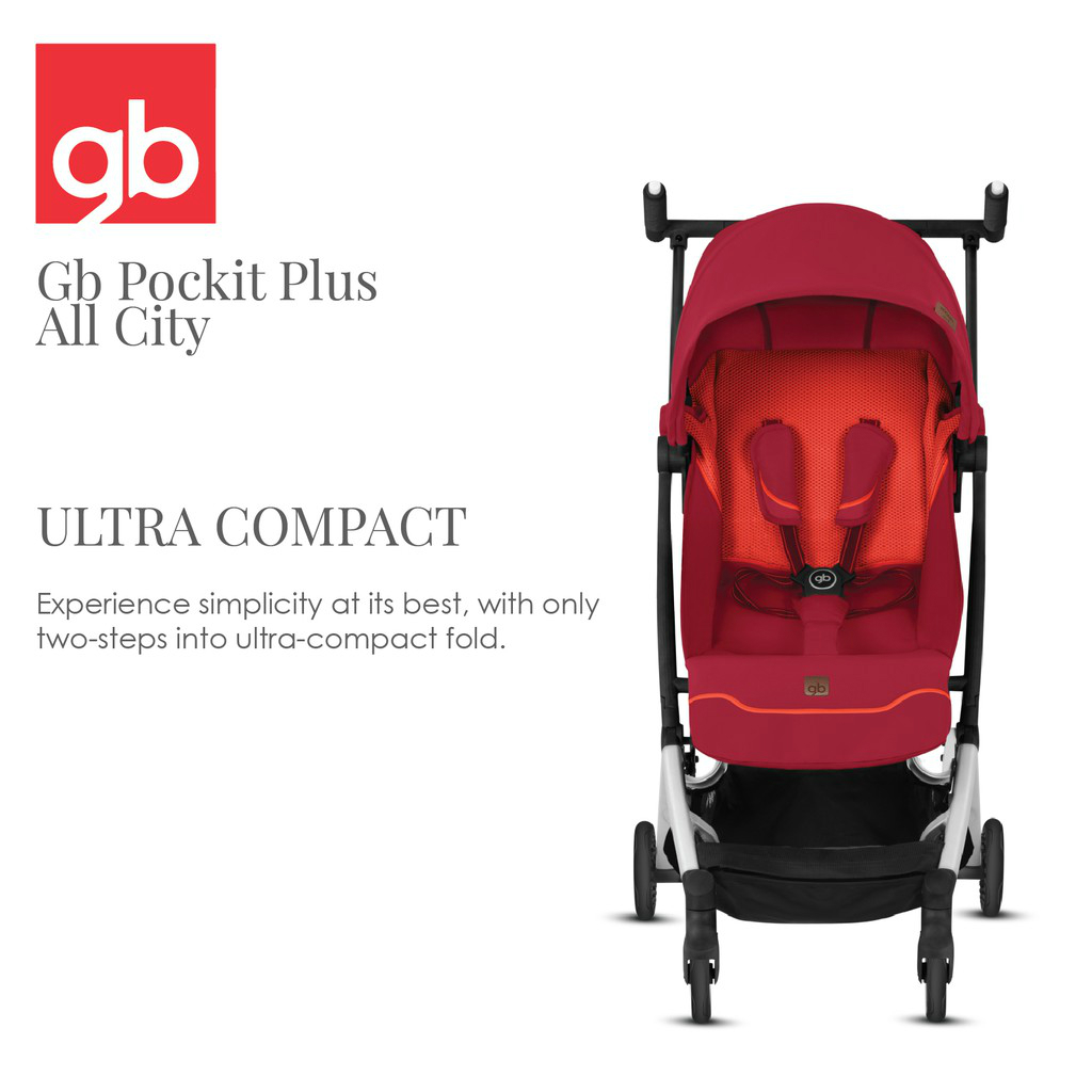 GB Pockit Plus All City Stroller Pockit Lightweight Cabin Size Kereta Sorong Bayi 6 months to 22kg Baby Hero Store Baby Online Store Retail Bandar Kinrara BK5