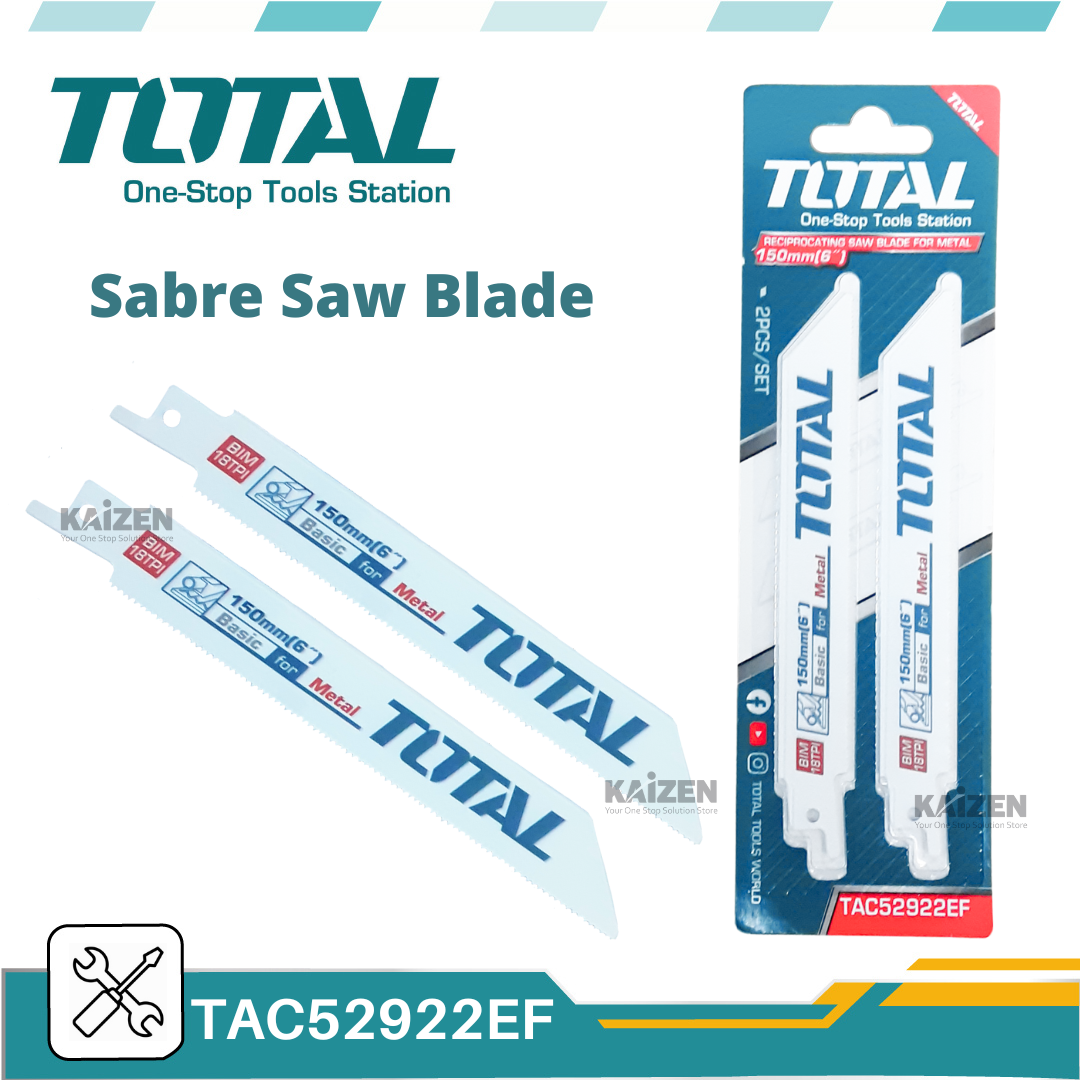 TOTAL TAC52644D / TAC52922EF Sabre Saw Blade (2pcs/Set)