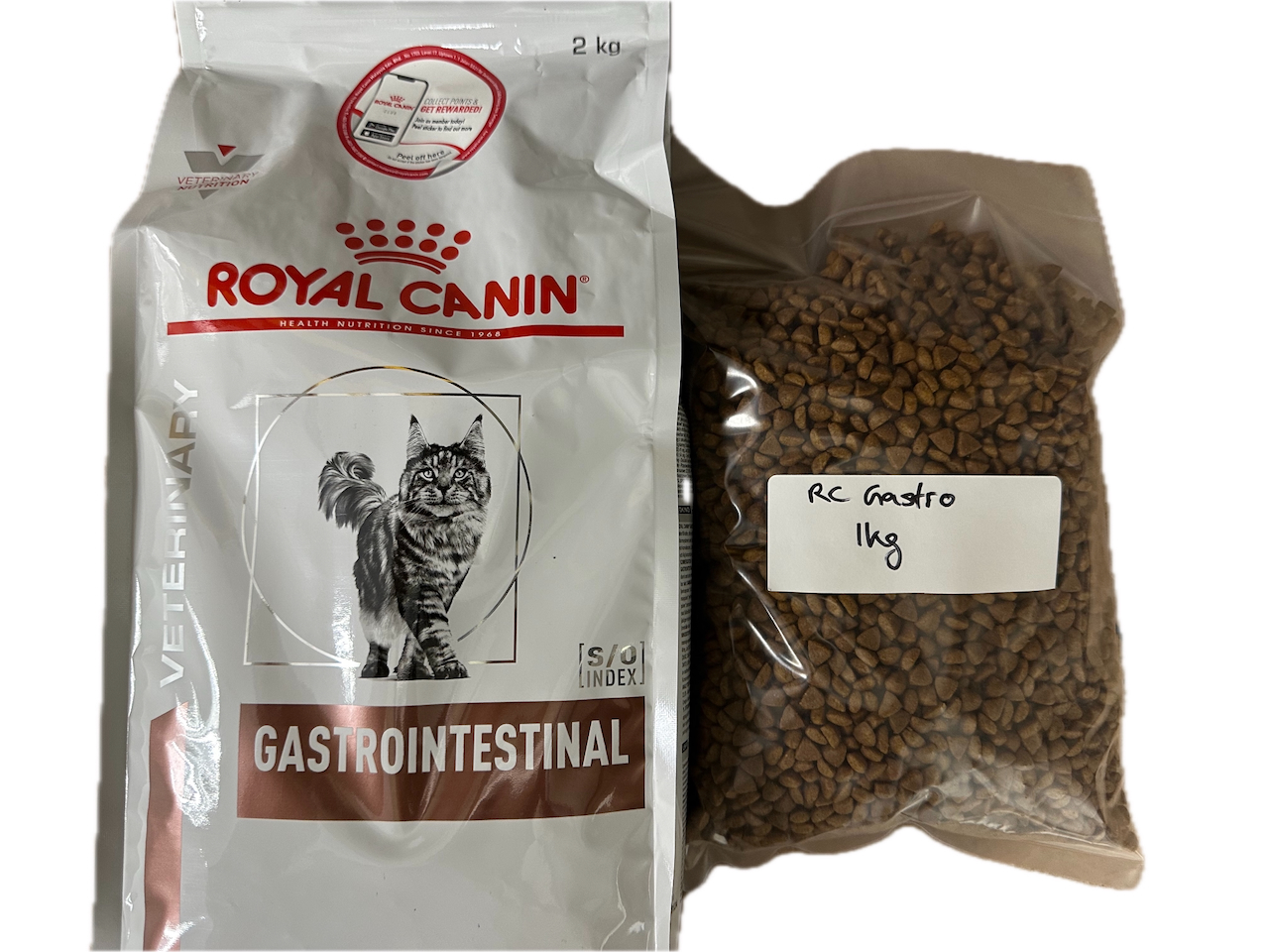 REPACKED ROYAL CANIN GASTROINTESTINAL DRY CAT FOOD repack gastro