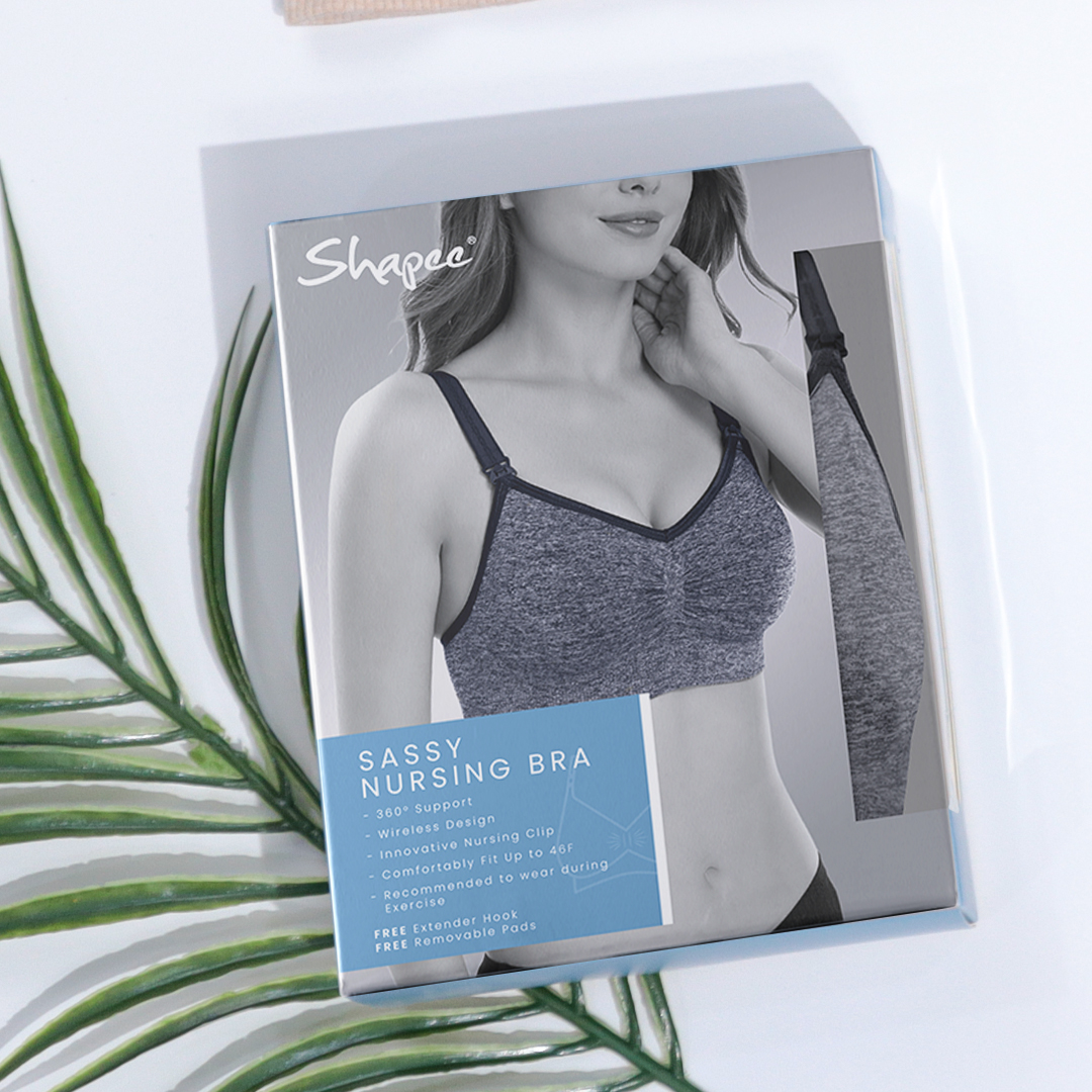 Shapee Classic Nursing Bra (Blue)