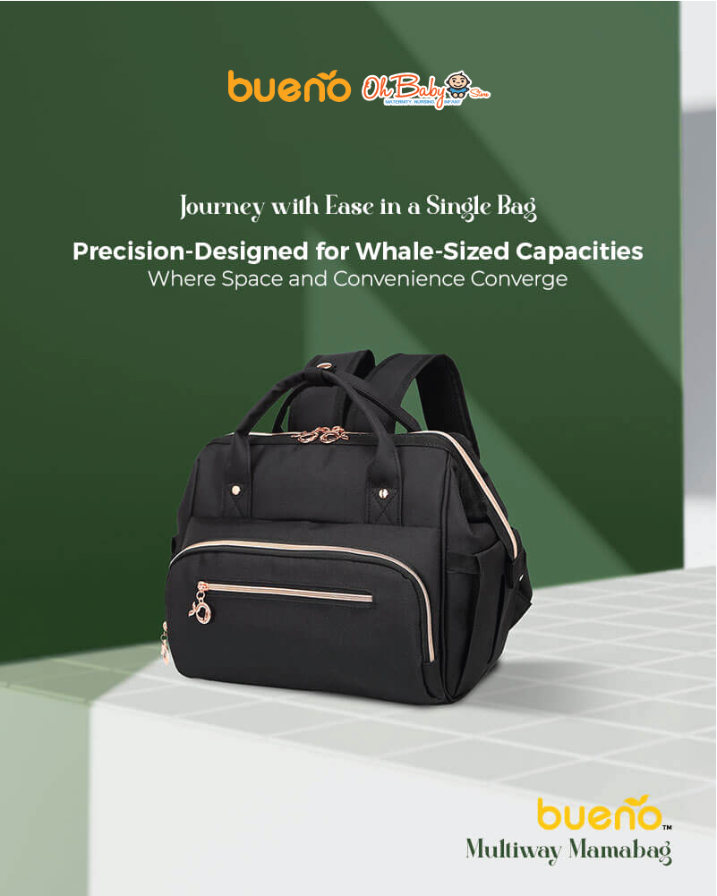 Bueno Multiway Mamabag Diaper Bag Oh Baby Store l Best Baby Store Malaysia