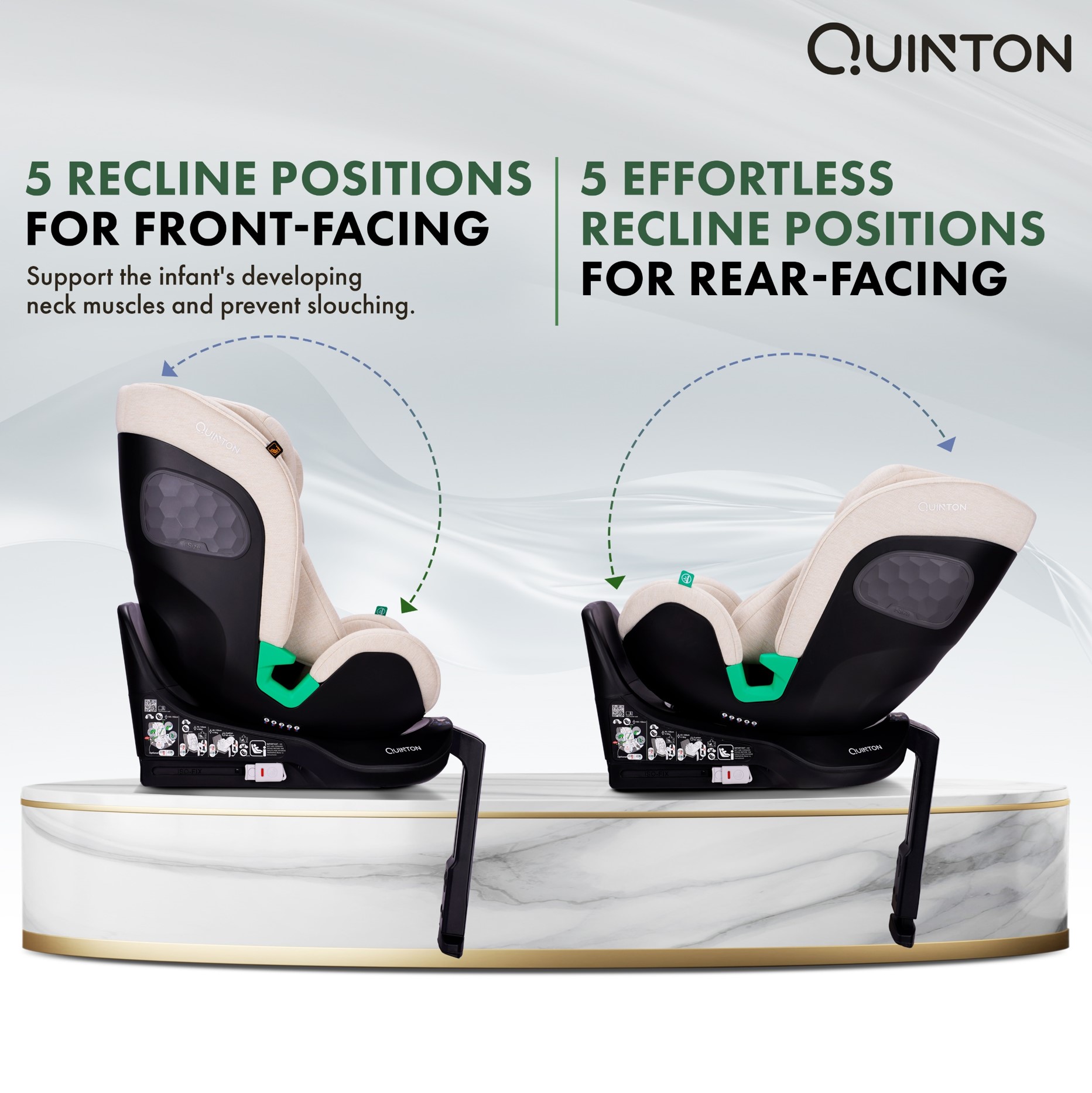 Car seat with recline position best sale