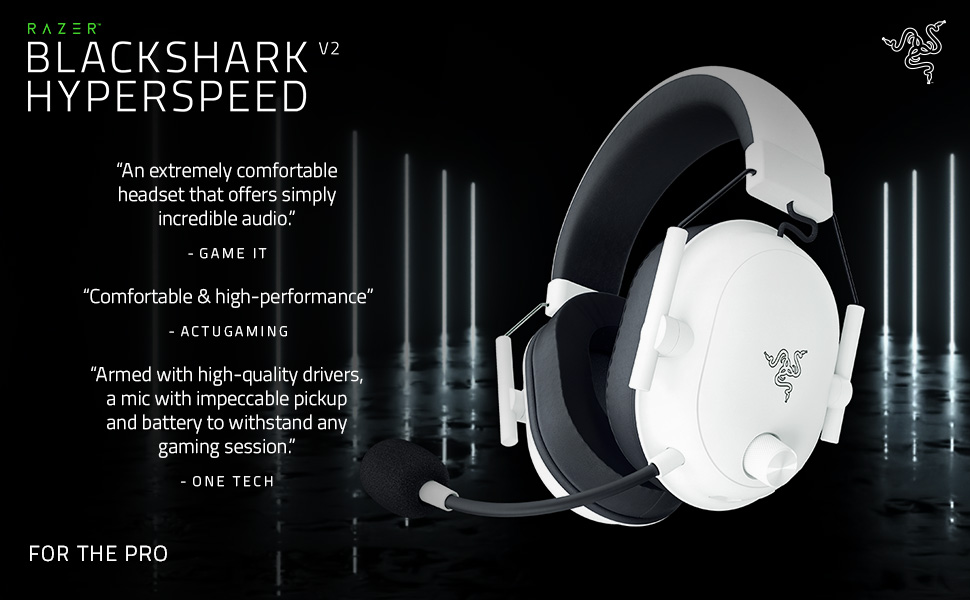 Razer BlackShark V2 HyperSpeed Wireless Ultra-Lightweight Esports