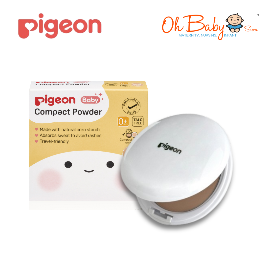 Pigeon Baby Compact Powder 10g Natural Cornstarch Oh Baby Store l Best Baby Store Malaysia