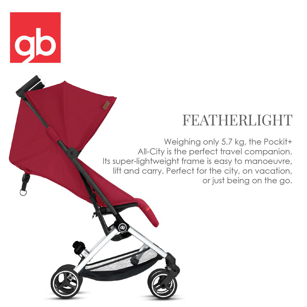 GB Pockit Plus All City Stroller Pockit Lightweight Cabin Size Kereta Sorong Bayi 6 months to 22kg Baby Hero Store Baby Online Store Retail Bandar Kinrara BK5