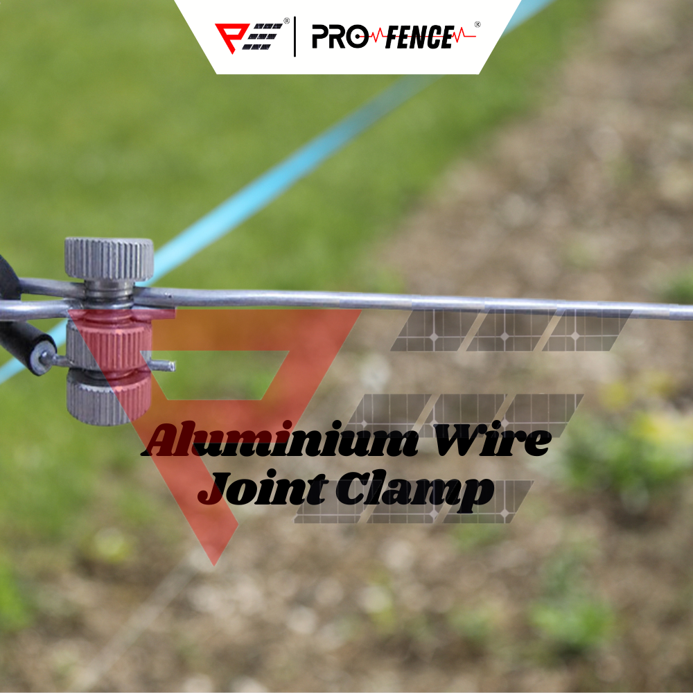 Pro Fence Aluminium Wire Joint Clamp Split Bolt Joint Clamp Clip Connector Electric Fence Pagar Elektrik PolyWire Maxson