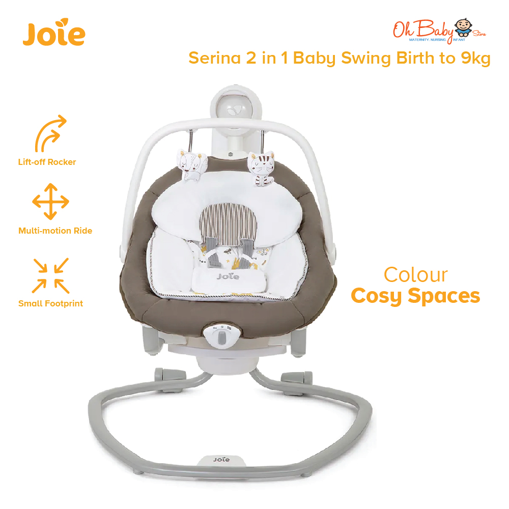 Joie Serina 2 in 1 Baby Swing Birth to 9kg Oh Baby Store l Best Baby Store Malaysia