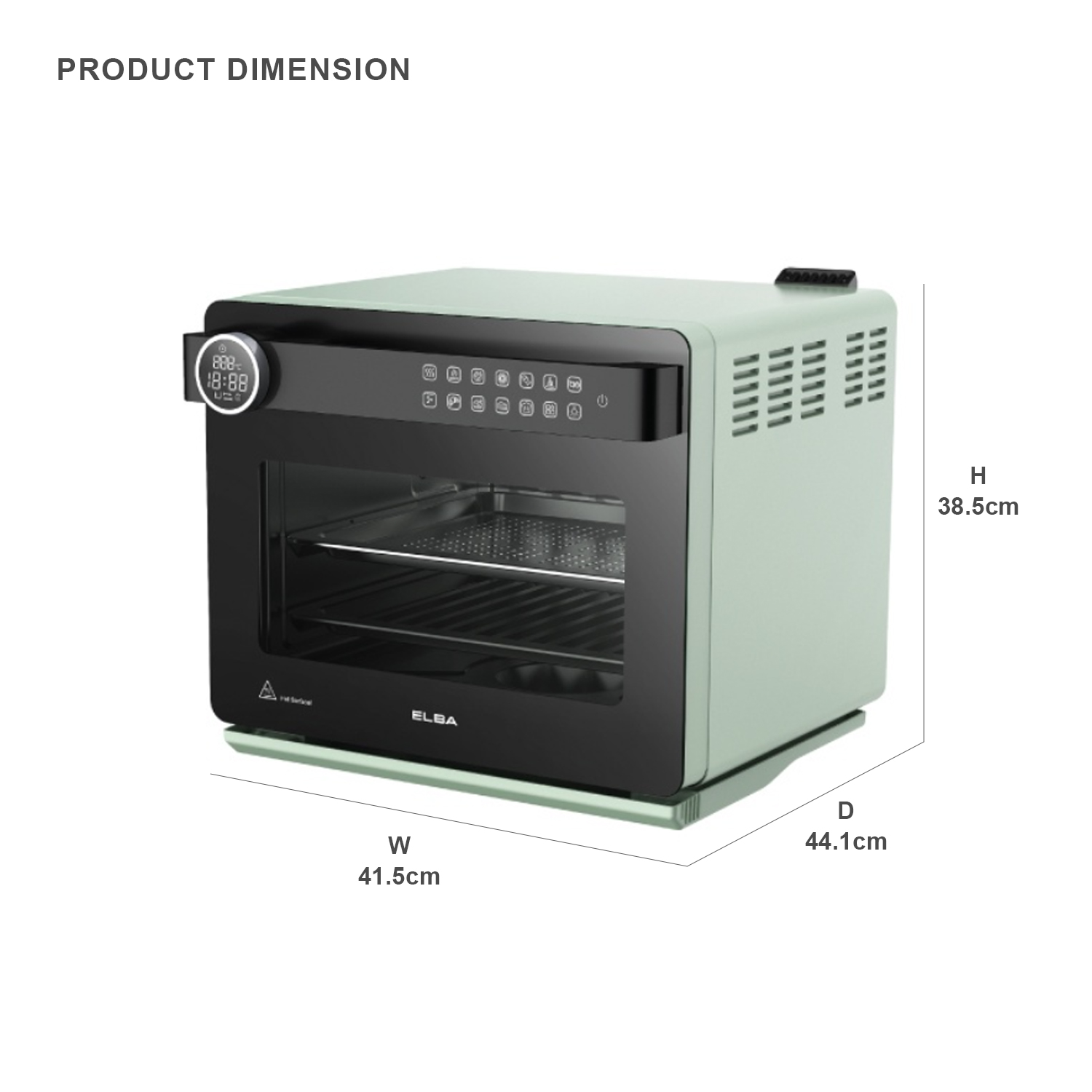 Electric multifunction oven - Elba