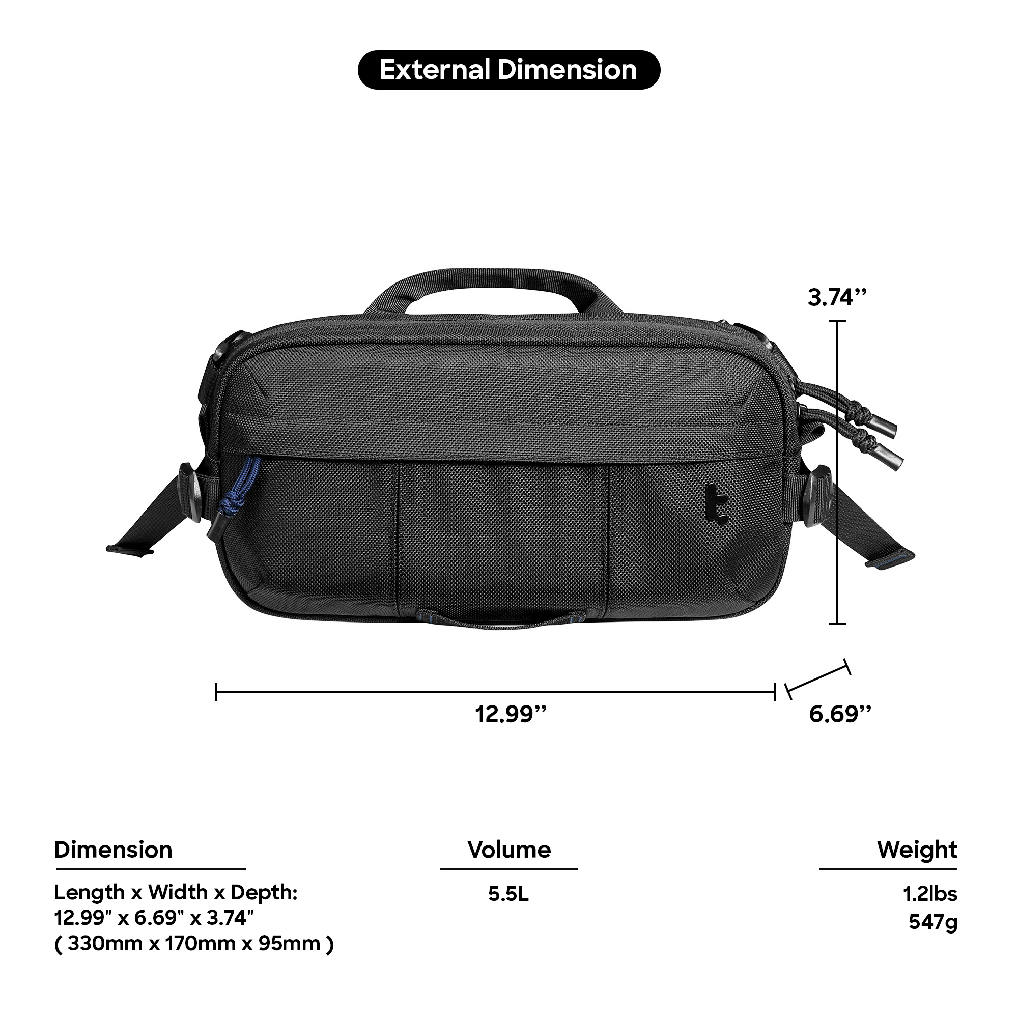 Wander-T26 X-Pac Daily Sling Bag