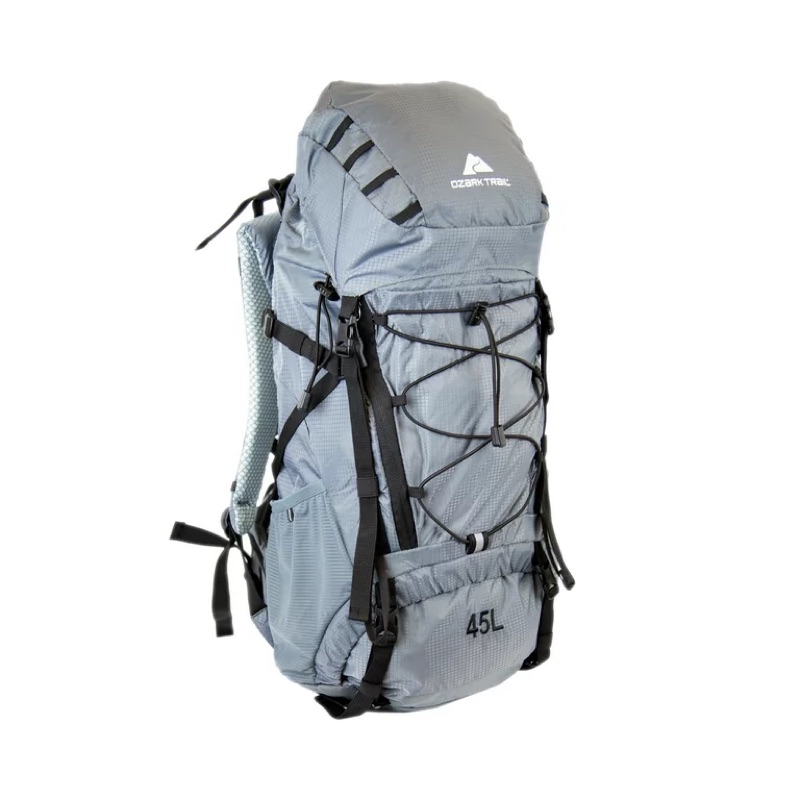 Ozark Trail 45 ltr Backpacking Backpack Grey Ultimate Sport Direct Store