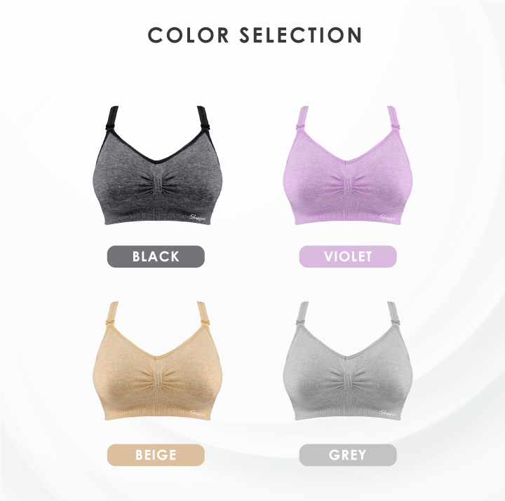 Shapee Sassy Nursing Bra - Beige (NB213)